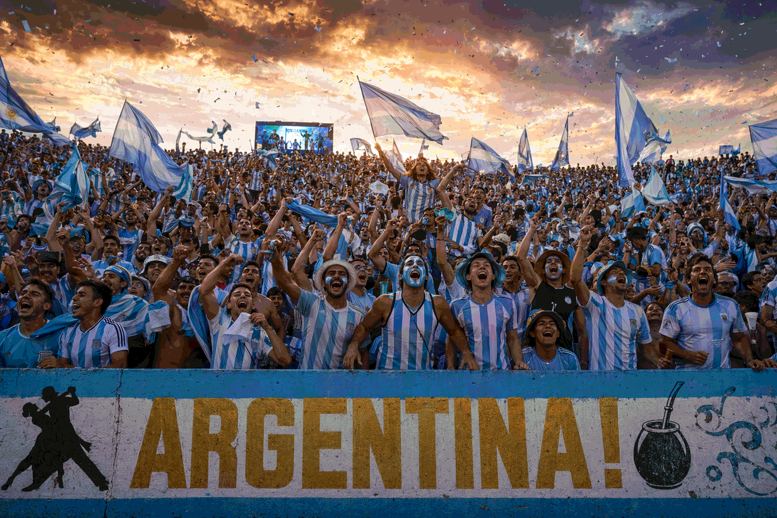 Rela Beli Wi-Fi Pesawat Demi Nonton Argentina vs Mesir
