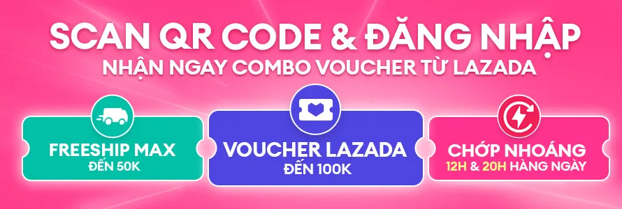 Ghé Trạm Voucher Lazada mỗi ngày, thu thập voucher mỏi tay