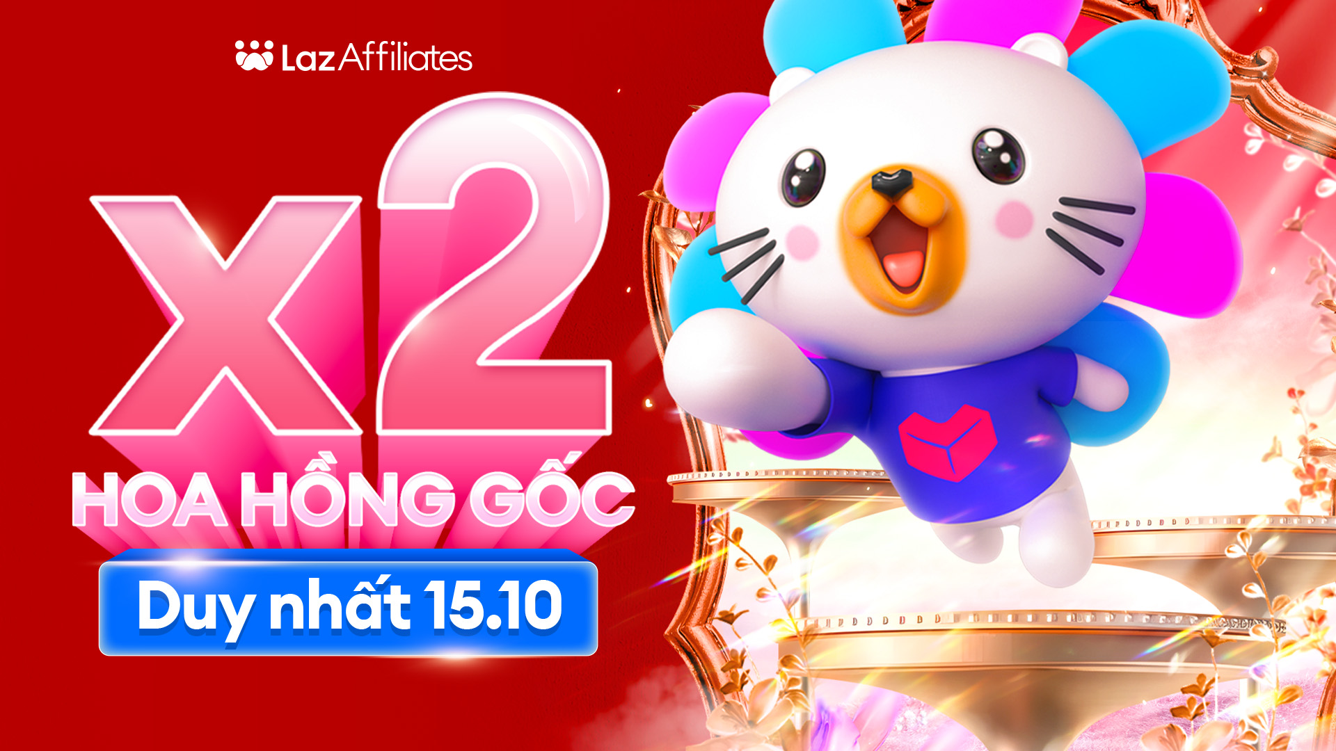 Chương Trình Thưởng Tháng 10 - X2 HOA HỒNG GỐC 4 OCT X2 Basecom 1510