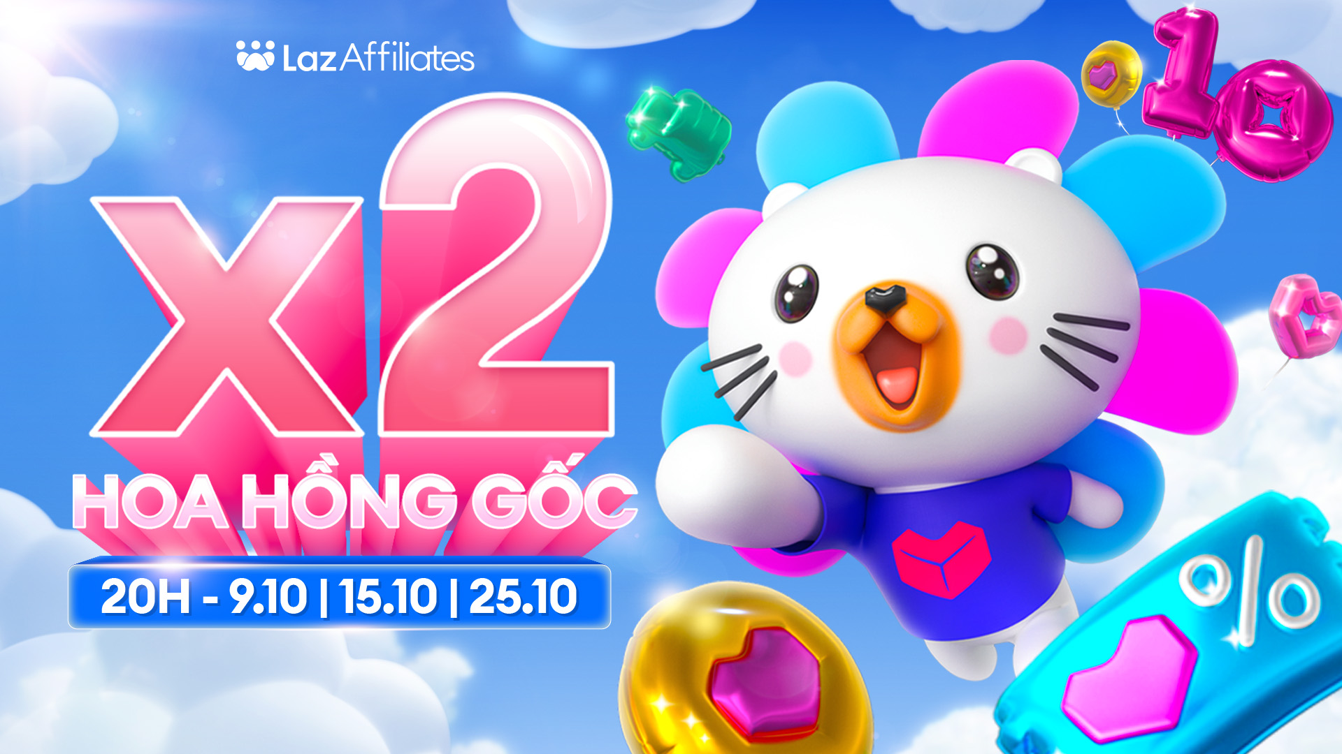 Chương Trình Thưởng Tháng 10 – X2 HOA HỒNG GỐC
