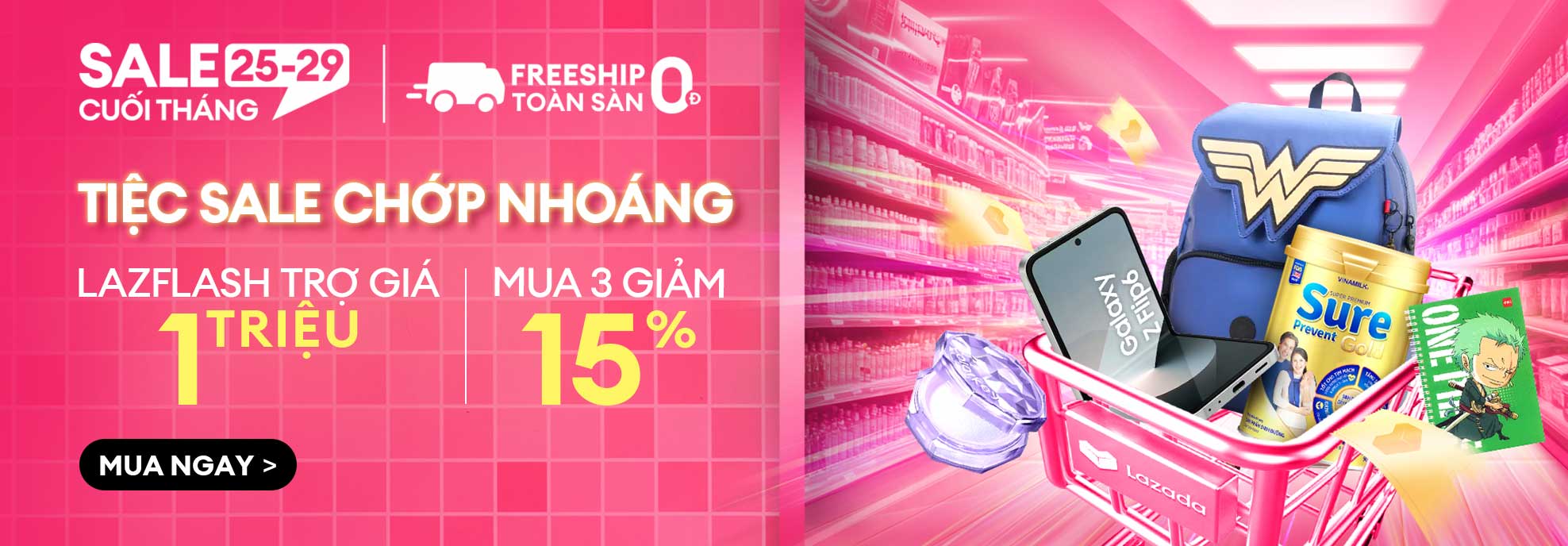 Săn Sale Cuối Tháng 7 Tại Lazada Ngay Hôm Nay !!!